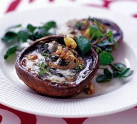 Cheesy autumn mushrooms recipe | BBC Good Food image