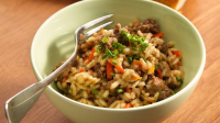 Ground Beef Risotto Recipe - LifeMadeDelicious.ca image