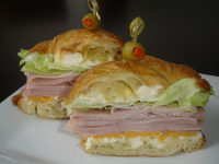 Ham and Cheese Croissant Sandwiches Recipe - Food.com image