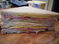 Ham, Cheese and Mayo Sandwich Recipe - Food.com image