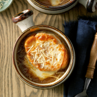 French Onion Soup with Provolone Recipe: How to Make It image