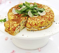 Provençal omelette cake recipe | BBC Good Food image