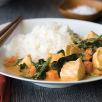 Thai Red Curry Fish Stew Recipe | MyRecipes image