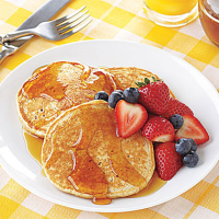 Multigrain Pancakes Recipe | MyRecipes image