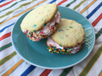 Happy Birthday Cake Ice Cream Sandwiches Recipe | Allrecipes image