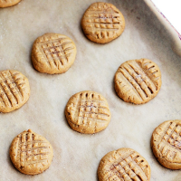 Gluten Free Salted Peanut Butter Cookies Recipe | Diethood image