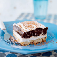Cool, Creamy Chocolate Dessert Recipe | MyRecipes image
