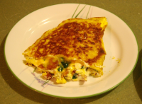 Spinach and Cream Cheese Omelette Recipe - Food.com image