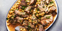 Slow-Cooked Pork with Chickpeas Recipe Recipe | Epicurious image