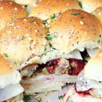 Leftover Thanksgiving Turkey Sliders — Let's Dish Recipes image