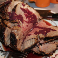 Leg of Lamb with Raspberry Sauce Recipe | Allrecipes image