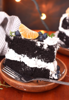 Ultimate Black Cocoa Cake - deep, dark, chocolate cake! image
