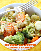 Broccoli, Cauliflower, Carrots and Cheese – Can't Stay Out ... image