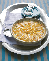 Baked Pears with Cream Recipe | Martha Stewart image