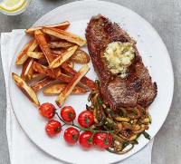 Steak & chips for one recipe | BBC Good Food image