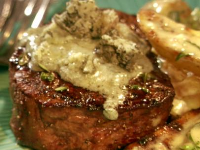 Grilled Filet with Blue Cheese Butter Recipe | Bobby Flay ... image