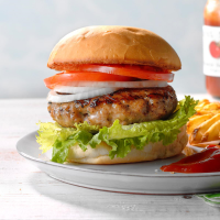 Grilled Pork Burgers Recipe: How to Make It image