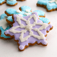 Frozen Snowflake Gingerbread Cookies Recipe: How to Make It image