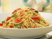 Barilla® Fried Angel Hair with Red Onion, Tomatoes ... image