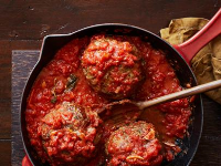 Jumbo Cheesy Italian Meatballs Recipe | Food Network ... image