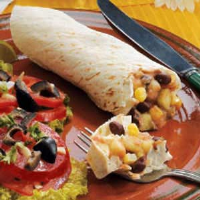 Corn N Bean Burritos Recipe: How to Make It image