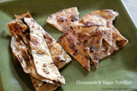 Cinnamon Sugar Tortillas - My Heavenly Recipes image