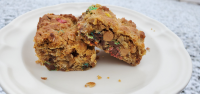 Peanut Butter and Chocolate Monster Cookie Bars Recipe ... image