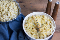 Baked White Cheddar Mac and Cheese Recipe | Vintage Mixer image