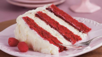 Raspberries and Cream Layer Cake Recipe - BettyCrocker.com image