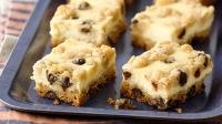Gluten-Free Chocolate Chip Cookie-Cheesecake Bars Recipe ... image