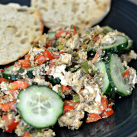 Spicy Egg Cucumber Salad Recipe | Allrecipes image