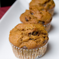 Pumpkin Chocolate Chip Muffins Recipe | Allrecipes image