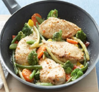 Chicken and Vegetables Parmesan Recipe by Recipe ... image