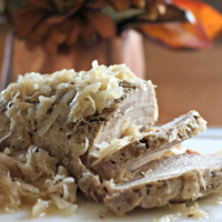 Slow Cooker Lancaster County Pork and Sauerkraut Recipe ... image