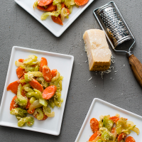 Stir-Fried Celery and Carrots with Parmigiano-Reggiano Recipe image