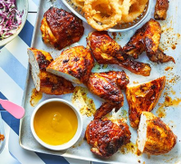 BBQ chicken platter recipe | BBC Good Food image