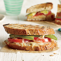 Avocado and Tomato Grilled Cheese Sandwiches Recipe ... image
