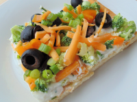Garden Veggie Pizza Squares Recipe | Allrecipes image