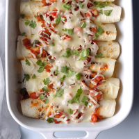 Over-the-Border Shrimp Enchiladas Recipe: How to Make It image