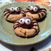 Peanut Butter Spider Cookies Recipe | Allrecipes image