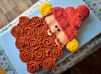 Yukon Cornelius Pull-Apart Cupcake Cake Recipe | Allrecipes image