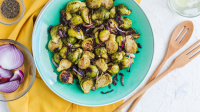 BRUSSEL SPROUTS WITH RED ONIONS RECIPES