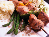 Greek-Style Pork Kabobs Recipe - Food.com image