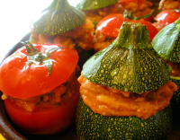 Petits Farcis - Provençe Stuffed Baked Vegetables Recipe ... image