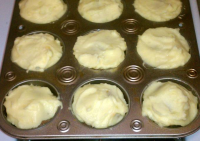 Cheese Stuffed Meatloaf Muffins w/ Mashed Potato Frosting ... image