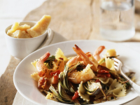 Seafood Bow-tie Pasta recipe | Eat Smarter USA image
