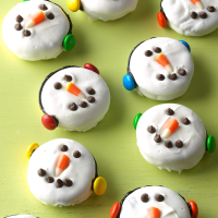 Snowman Treats Recipe: How to Make It - Taste of Home image