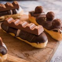 Chocolate Eclairs Recipe image