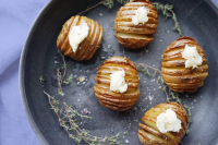Mini Hasselback Potatoes Recipe | Real Simple image