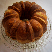 Old Fashioned Sour Cream Pound Cake With Glaze - simply ... image